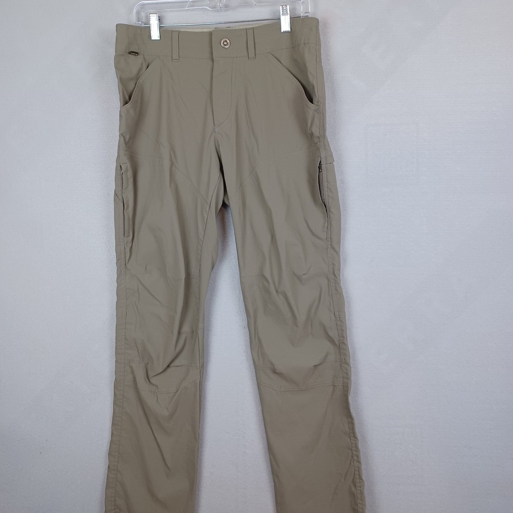 Kuhl Renegade Men's Pants 33x32 Khaki Tan Stretch Hiking Outdoor Nylon 5120
